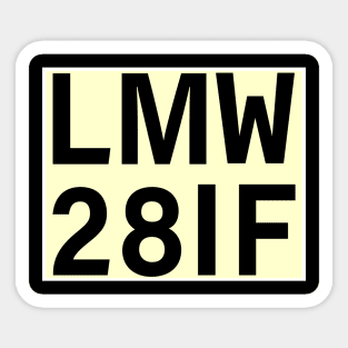 LMV 28IF Sticker